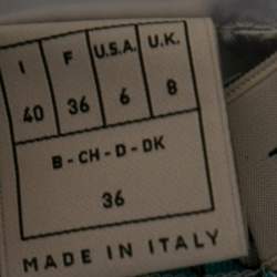 Pre Owned Emilio Pucci Multicolor Printed Silk Maxi Skirt S