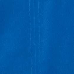 Pre Owned Emilio Pucci Blue Silk Knot Trim Mini Skirt M