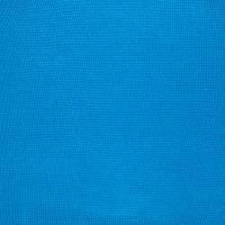 Pre Owned Emilio Pucci Blue and Green Knit Sleeveless Top M