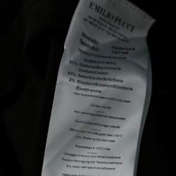 Pre Owned Emilio Pucci Multicolor Quilted Pattern Cotton Mini Skirt M