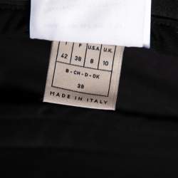 Pre Owned Emilio Pucci Pink & Green Wave Jacquard Short Skirt M