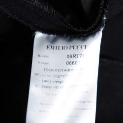 Emilio Pucci Black Wool tapered Leg Pants M