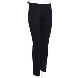 Emilio Pucci Black Wool tapered Leg Pants M