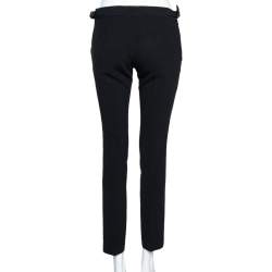 Emilio Pucci Black Wool tapered Leg Pants M