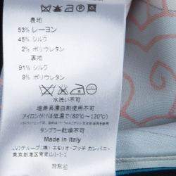 مملوكة مسبقًا Emilio Pucci Multicolor Printed Crepe Sleeveless Shift Dress M