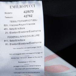 مملوكة مسبقًا Emilio Pucci Multicolor Printed Crepe Sleeveless Shift Dress M