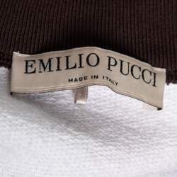 Emilio Pucci Multicolor Printed Cotton Sweatshirt M