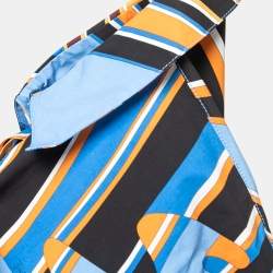 Emilio Pucci Multicolor Printed Cotton Button Front Shirt M