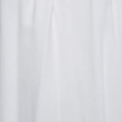 Pre Owned Emilio Pucci White Crepe Chain Halter Neck Mini Dress S 