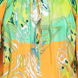 Emilio Pucci Multicolor Printed Silk Jumpsuit S