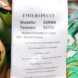 Emilio Pucci Multicolor Printed Silk Jumpsuit S