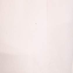 Pre Owned Emilio Pucci Pale Pink Long Sleeve Ruffle Hem Midi Dress M