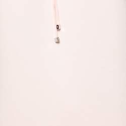 Pre Owned Emilio Pucci Pale Pink Long Sleeve Ruffle Hem Midi Dress M