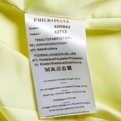 Emilio Pucci Multicolor Cotton & SiIlk Cropped Shrug M
