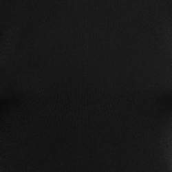 Pre Owned Emilio Pucci Black Knit High Neck Pullover M