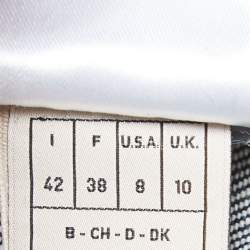 Pre Owned Emilio Pucci Blue Denim Fringed Jeans M Waist 30"