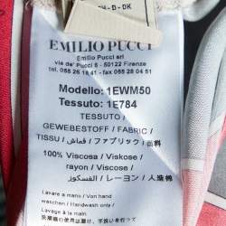 Pre Owned Emilio Pucci Multicolor Printed Top M