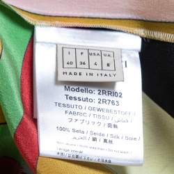 Emilio Pucci Multicolor Printed Silk Kaftan Dress S