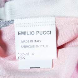 Emilio Pucci Multicolor Printed Jersey Top l