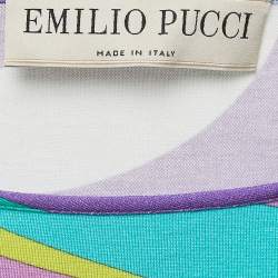Emilio Pucci Multicolor Print Knit Top M
