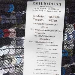 Emilio Pucci Black Sequin And Silk Sleeveless Top S