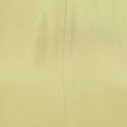 Pre Owned Emilio Pucci Green Printed Silk Wide Leg Jumpsuit One Size