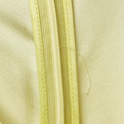 Pre Owned Emilio Pucci Green Printed Silk Wide Leg Jumpsuit One Size