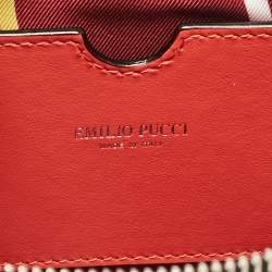 Emilio Pucci Multicolor Leather Zip Crossbody Bag