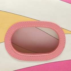 Emilio Pucci Multicolor Fabric Fold Over Clutch