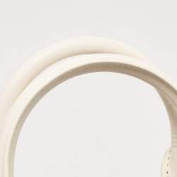 Emilio Pucci White/Multicolor Coated Canvas Boston Bag