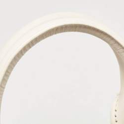 Emilio Pucci White/Multicolor Coated Canvas Boston Bag
