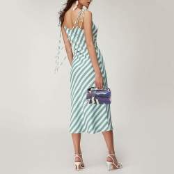 Emilio Pucci Multicolor Printed Coated Canvas and Leather Clutch Bag