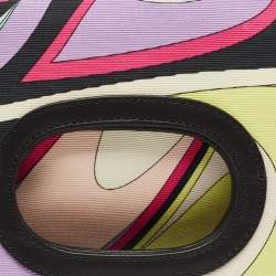 Pre Owned Emilio Pucci Multicolor Fabric Fold Over Clutch