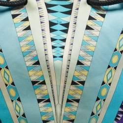 مملوكة مسبقًا Emilio Pucci Multicolor Printed Canvas Beach Bag