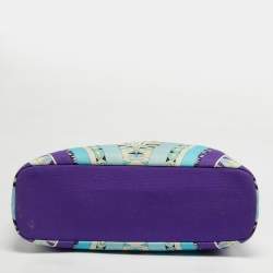 مملوكة مسبقًا Emilio Pucci Multicolor Printed Canvas Beach Bag