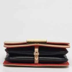 مملوكة مسبقًا Emilio Pucci Newton Beige Leather Shoulder Bag