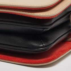 مملوكة مسبقًا Emilio Pucci Newton Beige Leather Shoulder Bag