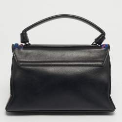 Pre Owned حقيبة يد علوية إميليو بوتشي نسيج منسوج وجلد متعددة الألوان