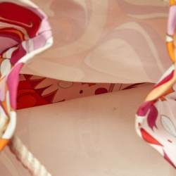 Pre Owned حقيبة ظهر إميليو بوتشي قماش ملون متعدد بخيوط قابلة للسحب