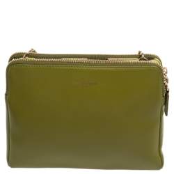 Emilio Pucci Multicolor Printed Coated Canvas and Leather Double Zip Crossbody Bag