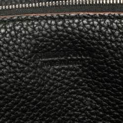 حقيبة يد أميليو بوتشي شوبر مطبوعة جلد محبب أسود 