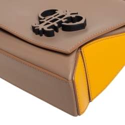 Emilio Pucci Tri Color Leather Mini Pilot Top Handle Bag