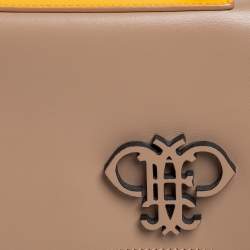 Emilio Pucci Tri Color Leather Mini Pilot Top Handle Bag