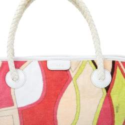 Pre Owned Emilio Pucci Multicolor Velvet Tote