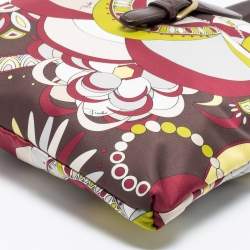 Emilio Pucci Multicolor Nylon Shopper Tote