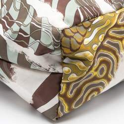 Pre Owned Emilio Pucci Multicolor Printed Nylon and Leather Tote