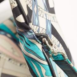 Emilio Pucci Multicolor Printed Fabric Foldable Shoulder Bag