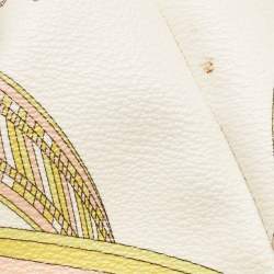 Emilio Pucci Multicolor Printed Coated Canvas and Leather Tote