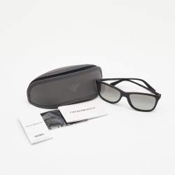 Pre Owned Emporio Armani Black EA4023 Wayfarer Sunglasses