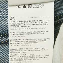 Emporio Armani Blue Washed Denim Flared Denim L Waist 36"